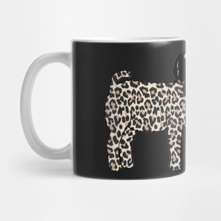 Cheetah Print Market Show Doe Silhouette - NOT FOR RESALE WITHOUT PERMISSION Mug